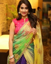 Anchor Manjusha At Ammammagarillu Pre Release Photos