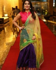 Anchor Manjusha At Ammammagarillu Pre Release Photos