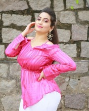 Anchor Manjusha At First Rank Raju Press Meet Stills