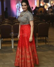 Anchor Manjusha At Oorantha Anukuntunnaru Pre release Event Photos