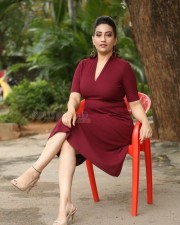 Anchor Manjusha At Raju Gari Gadhi Success Meet Photos