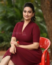 Anchor Manjusha At Raju Gari Gadhi Success Meet Photos
