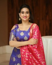 Anchor Manjusha At Sye Raa Movie Press Meet Photos