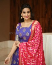 Anchor Manjusha At Sye Raa Movie Press Meet Photos