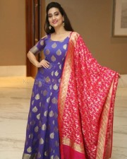 Anchor Manjusha At Sye Raa Movie Press Meet Photos