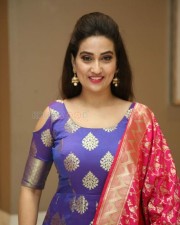 Anchor Manjusha At Sye Raa Movie Press Meet Photos