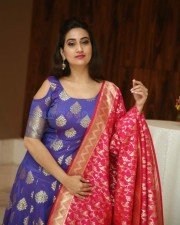 Anchor Manjusha At Sye Raa Movie Press Meet Photos