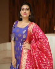 Anchor Manjusha At Sye Raa Movie Press Meet Photos