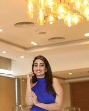 Anchor Manjusha Blue Dress Photos
