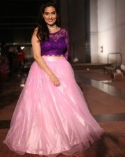 Anchor Manjusha at Pushpaka Vimanam Trailer Launch Pictures 07