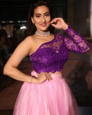 Anchor Manjusha at Pushpaka Vimanam Trailer Launch Pictures 25