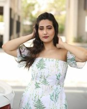 Anchor Manjusha at Wild Dog Movie Success Meet in Hyderabad Photos