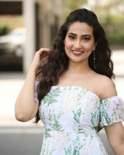 Anchor Manjusha at Wild Dog Movie Success Meet in Hyderabad Photos