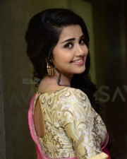 Anupama Parameshwaran Pink Saree Photos