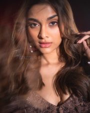 Arjun Son of Vyjayanthi Actress Saiee Manjrekar in a Traditional Lehenga Photos 04 Arjun Son of Vyjayanthi Actress Saiee Manjrekar in a Traditional Lehenga Photos 04