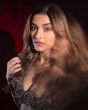 Arjun Son of Vyjayanthi Actress Saiee Manjrekar in a Traditional Lehenga Photos 05 Arjun Son of Vyjayanthi Actress Saiee Manjrekar in a Traditional Lehenga Photos 05