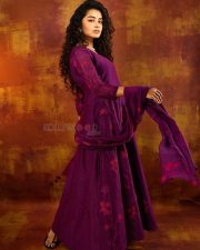 Beautiful Anupama Parameswaran in a Purple Anarkali Kurta Photos 07 Beautiful Anupama Parameswaran in a Purple Anarkali Kurta Photos 07
