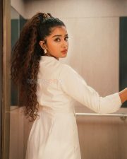 Beautiful Anupama Parameswaran in a White Dress Photoshoot Pictures 02
