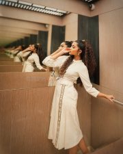 Beautiful Anupama Parameswaran in a White Dress Photoshoot Pictures 05