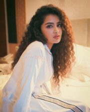 Beautiful Anupama Parameswaran in a White Dress Photoshoot Pictures 06