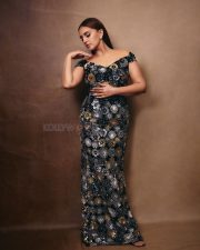 Beautiful Huma Qureshi in a Black Versailles Lehenga Set Pictures 03