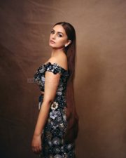 Beautiful Huma Qureshi in a Black Versailles Lehenga Set Pictures 04