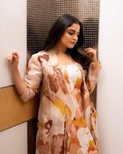 Beautiful Nikhila Vimal in an Abstract Maxi Dress Pictures 03