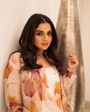 Beautiful Nikhila Vimal in an Abstract Maxi Dress Pictures 04