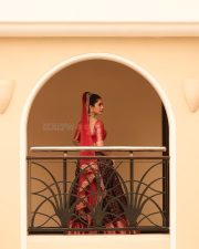 Beautiful Sexy Doll Nabha Natesh in a Traditional Lehenga and Blouse Photos 01