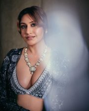Beautiful Surbhi Chandna in a Black Embroidered Printed Lehenga Set Photos 06
