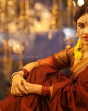 Beauty Queen Sony Charishta Latest Saree Stills