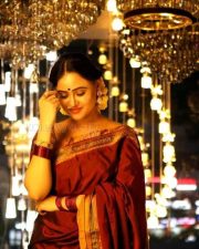 Beauty Queen Sony Charishta Latest Saree Stills