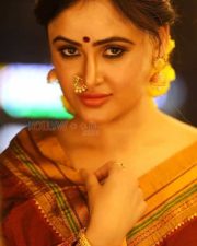 Beauty Queen Sony Charishta Latest Saree Stills