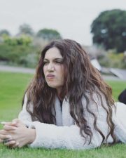 Bhumi Pednekar Lying on the Grass Photos 02