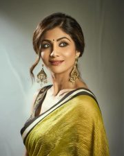 Bollywood Actress Shilpa Shetty in Mustard Saree Photoshoot Pictures 04 Bollywood Actress Shilpa Shetty in Mustard Saree Photoshoot Pictures 04