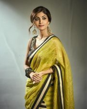 Bollywood Actress Shilpa Shetty in Mustard Saree Photoshoot Pictures 05 Bollywood Actress Shilpa Shetty in Mustard Saree Photoshoot Pictures 05