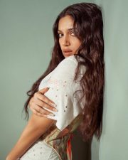 Bollywood Diva Bhumi Pednekar in a Corset White Mini Dress Photos 04