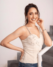 Charming Actress Pragya Jaiswal in a Ivory Embellished Corset Top And Jeans Photos 01 Charming Actress Pragya Jaiswal in a Ivory Embellished Corset Top And Jeans Photos 01