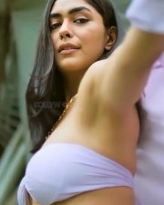 Closeup Photo of Mrunal Thakur in a Tiny White Lingerie 01 Closeup Photo of Mrunal Thakur in a Tiny White Lingerie 01