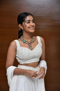 Cute Anupama Parameswaran at Karthikeya 2 Press Meet Photos 18