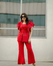 DD Returns Actress Surbhi Red Dress Pictures 03