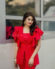 DD Returns Actress Surbhi Red Dress Pictures 04