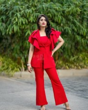 DD Returns Actress Surbhi Red Dress Pictures 06