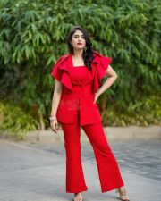 DD Returns Actress Surbhi Red Dress Pictures 06