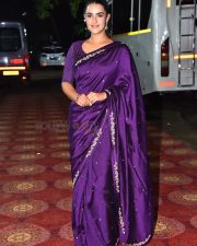 Double iSmart Heroine Kavya Thapar in a Traditional Blue Silk Saree Photos 09 Double iSmart Heroine Kavya Thapar in a Traditional Blue Silk Saree Photos 09