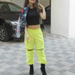 Elli AvrRam 5 Elli AvrRam Spotted at T Series Promoting Her Recently Released Song Har Funn Maula Photos
