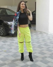 Elli AvrRam 5 Elli AvrRam Spotted at T Series Promoting Her Recently Released Song Har Funn Maula Photos