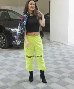Elli AvrRam Spotted at T Series Promoting Her Recently Released Song Har Funn Maula Photos