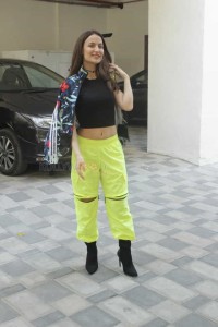 Elli AvrRam Spotted at T Series Promoting Her Recently Released Song Har Funn Maula Photos