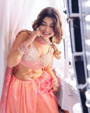Enchanting Actress Srijita Ghosh in a dusty pink embroidered crop top with matching skirt and gold choker photos 04 Enchanting Actress Srijita Ghosh in a dusty pink embroidered crop top with matching skirt and gold choker photos 04